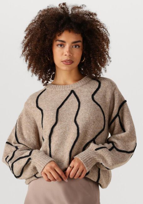 Beige MOVES Pullover KAIYA JUMPER 4457 - large
