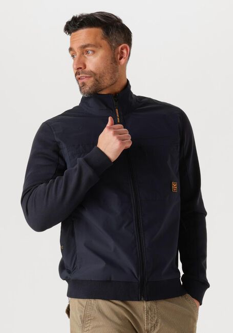 Blaue PME LEGEND Jack ZIP JACKET SWEAT MIXED PADDED - large