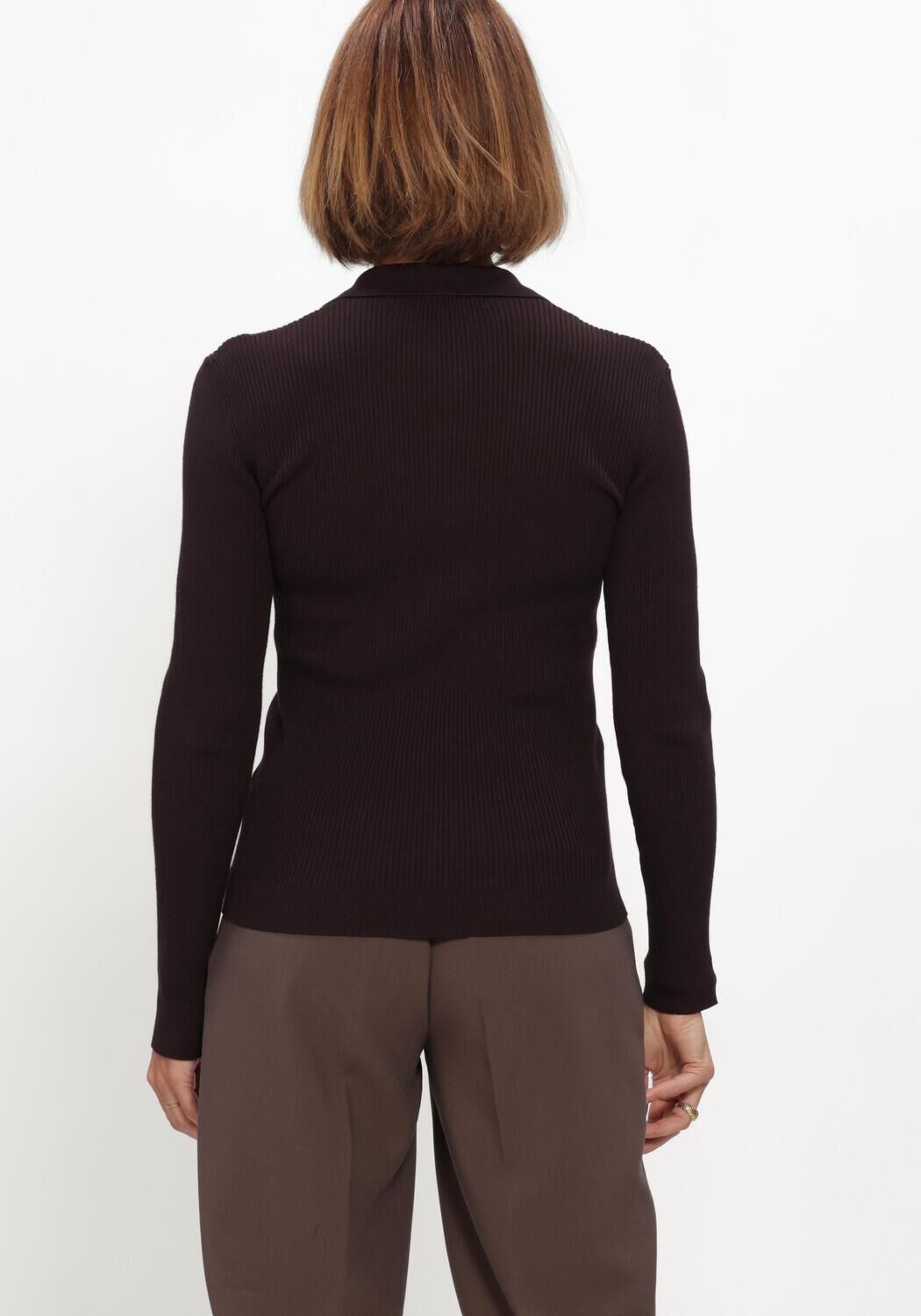 Braune BRUUNS BAZAAR Rollkragenpullover ANEMONEBBVALEA KNIT POLO - large