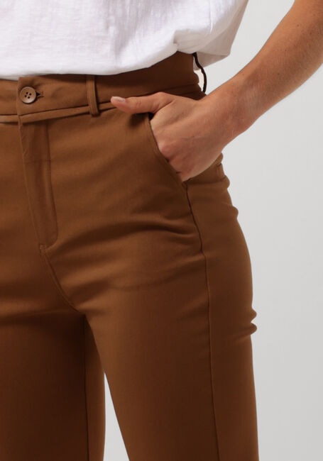 Camelfarbene MINUS Schlaghose CARMA FLARED PANTS - large