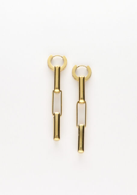 Goldfarbig NOTRE-V Ohrringe OORBELLEN CHAIN - large