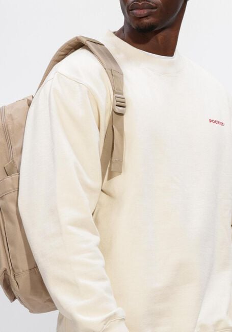 Ecru POCKIES Sweatshirt LOBSTER WEEKEND CREW - large