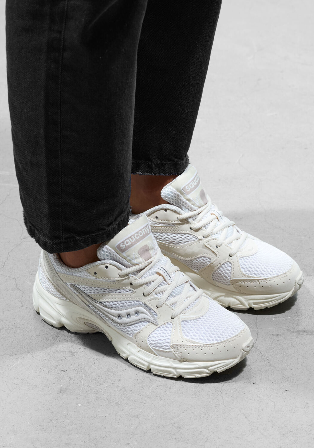 Beige SAUCONY Sneaker Low RIDE MILLENNIUM W - large