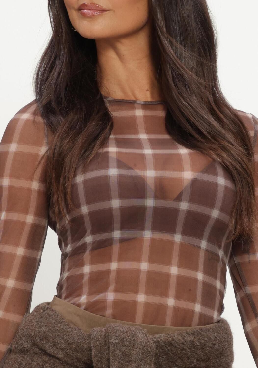 Braune MINUS Top MSSTEFINE LONG SLEEVE TOP - large