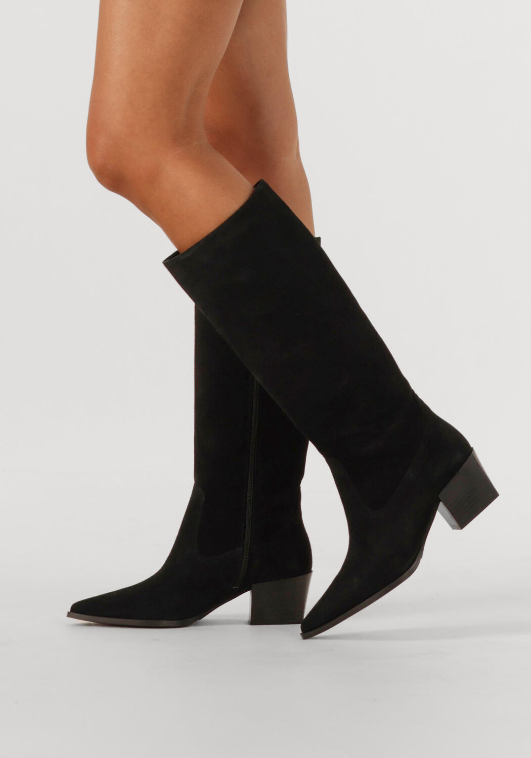 Schwarze VIA VAI Hohe Stiefel KATE ELENA - large