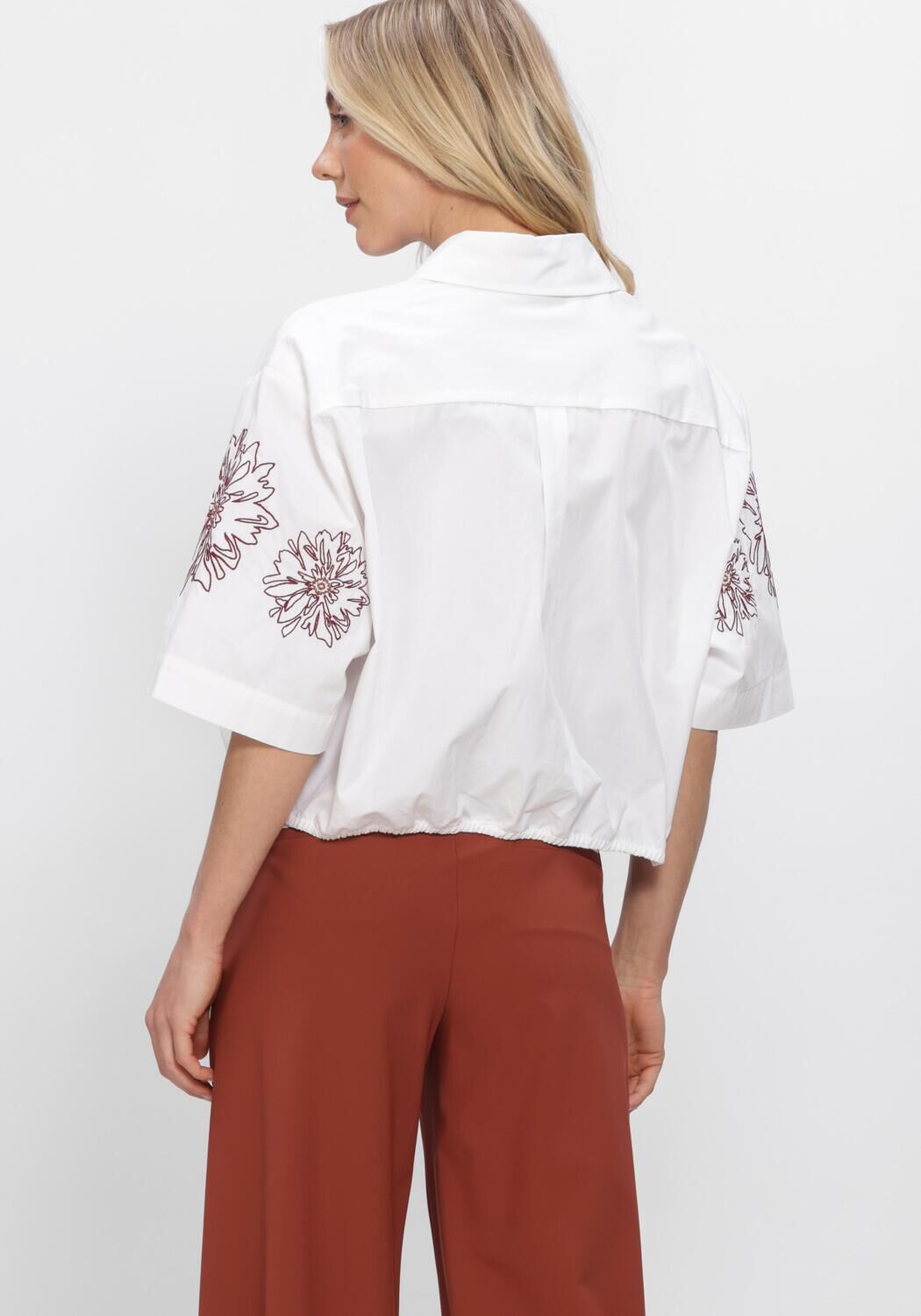 Wei&szlig;e STUDIO ANNELOES Blusen NOLESTE POPLIN BLOUSE - large