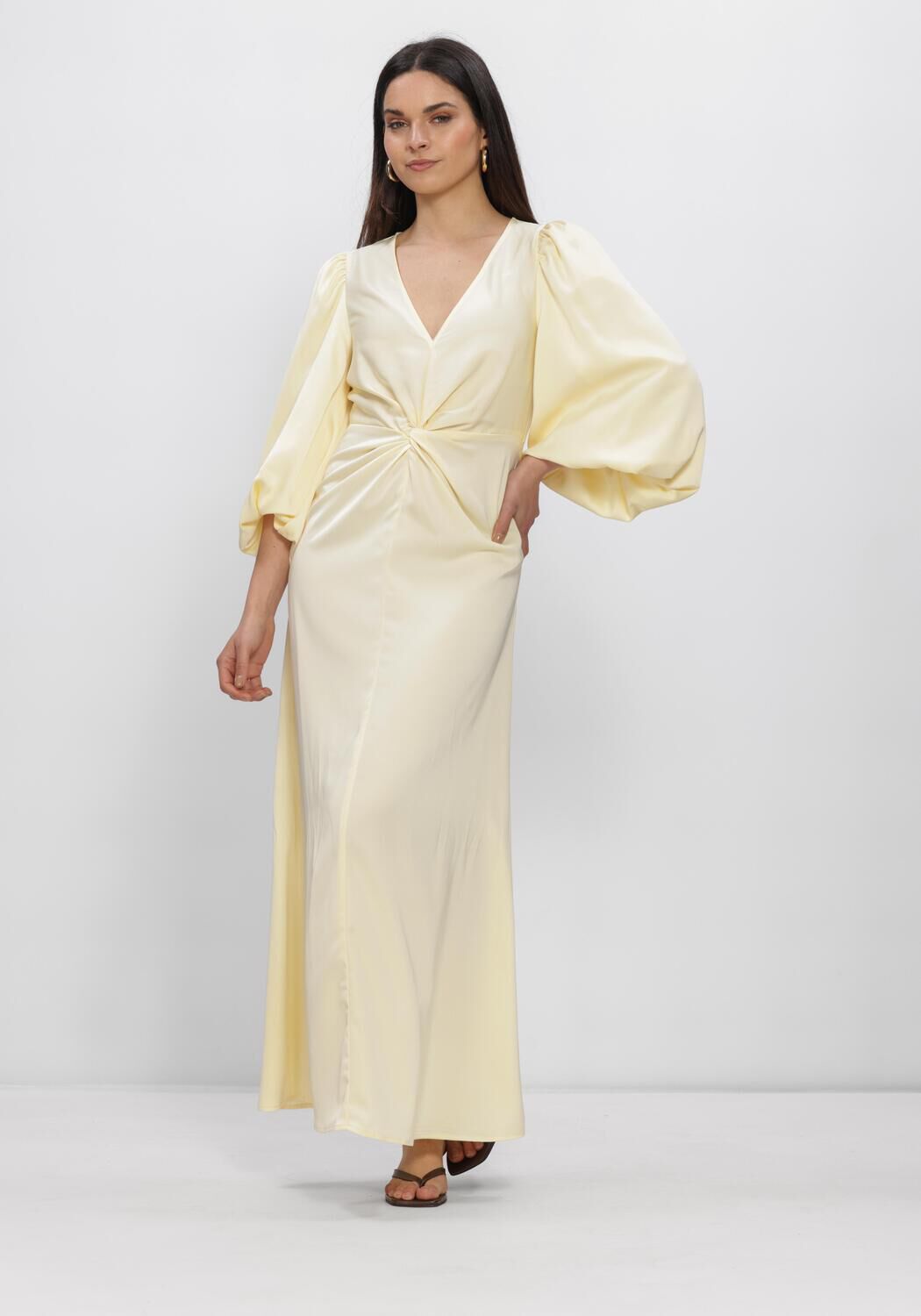 Mehrfarbige/Bunte Y.A.S. Kleider YASTHEA LS LONG DRESS - large