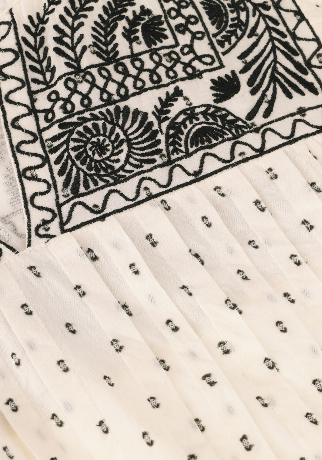 Wei&szlig;e SUMMUM Blusen BLOUSE EMBROIDERY DOBBY - large