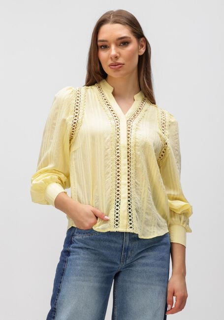 Gelbe CO'COUTURE Top KESI LACE V-SHIRT - large