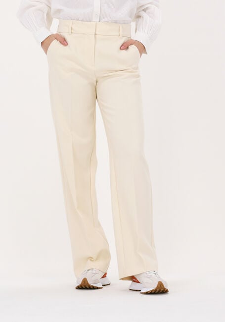 Sand SELECTED FEMME Hose SLFRITA MW WIDE PANT - large