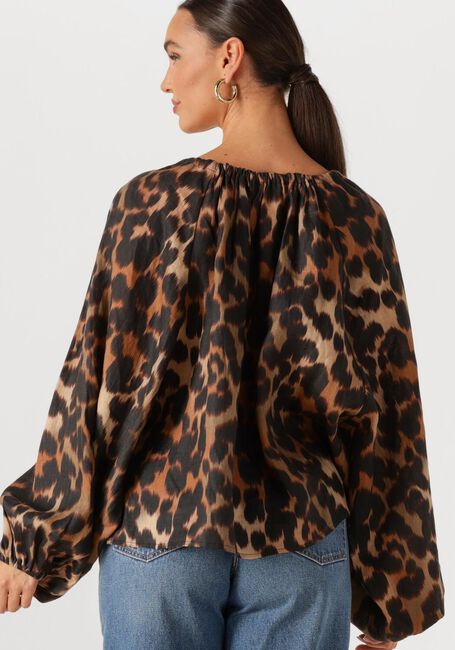 Braune WITHBLACK Tops & T-shirts WBLCLEOPATRA WIDE SLEEVE TOP - large