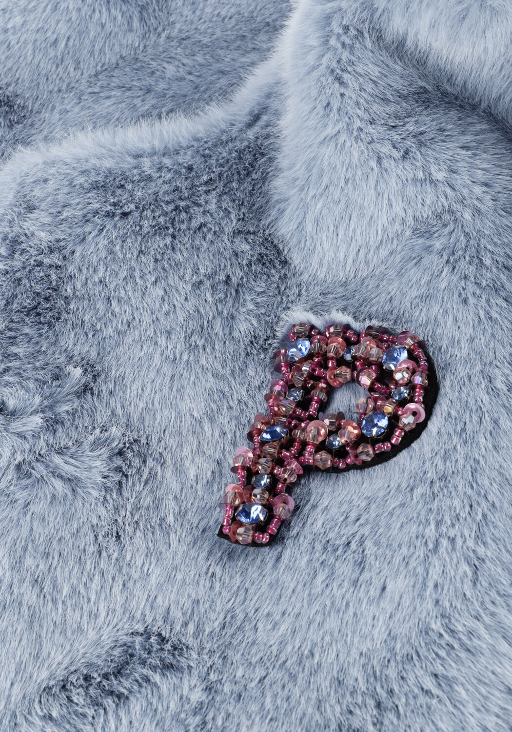 Hellblau POM AMSTERDAM Gilet GILET - FUR MISTY BLUE - large