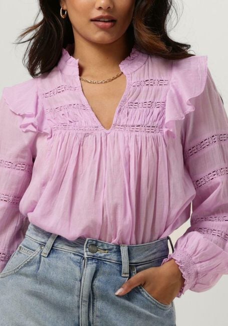Rosane NEO NOIR Blusen AROMA S VOILE BLOUSE - large