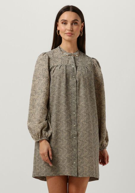 Schwarze SECOND FEMALE Minikleid FLOS DRESS - large