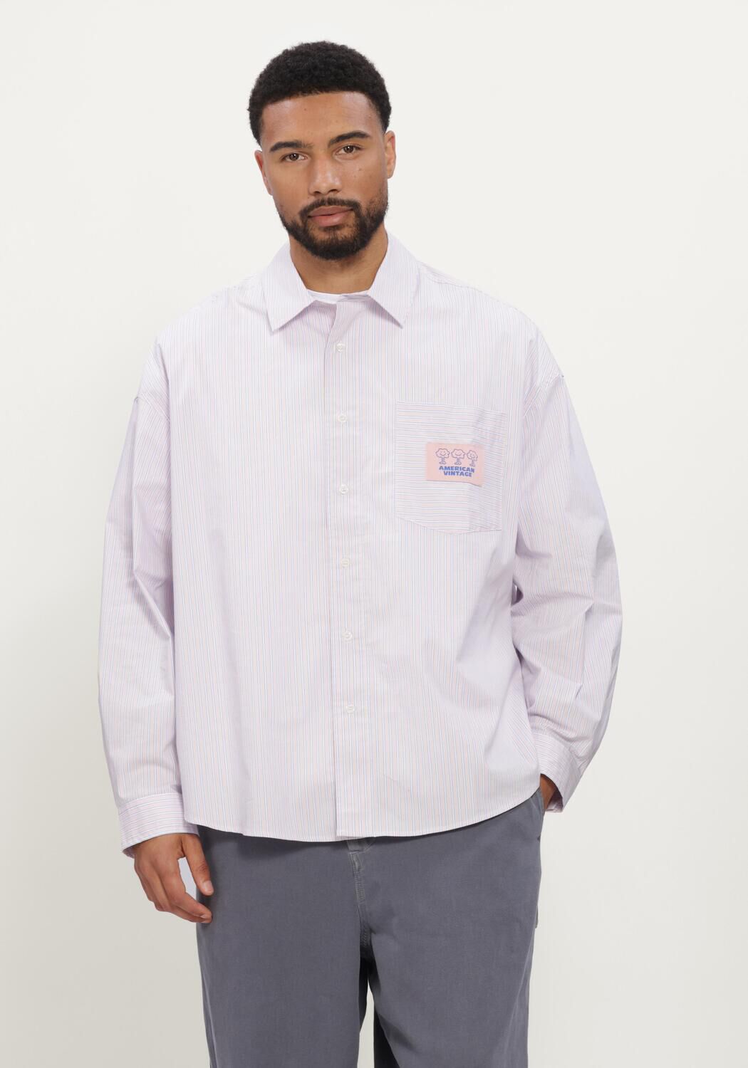 Lilane AMERICAN VINTAGE Overshirt SOABIRD - large