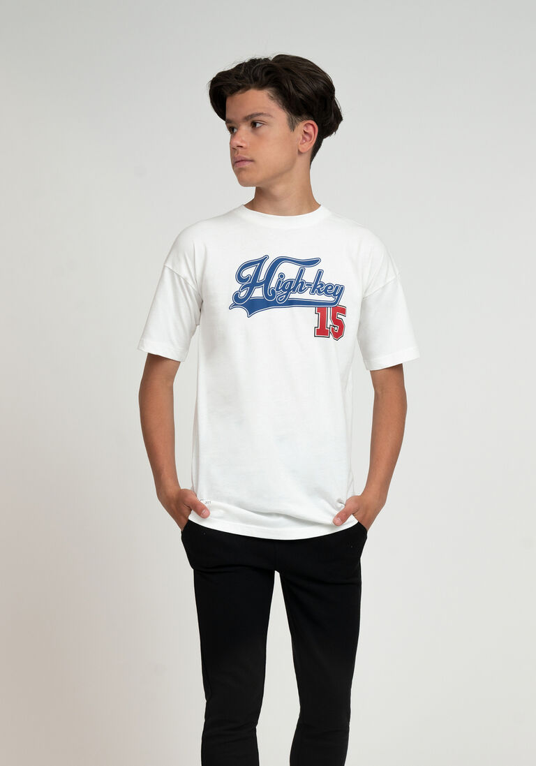 weiße nik & nik t-shirt high key t-shirt