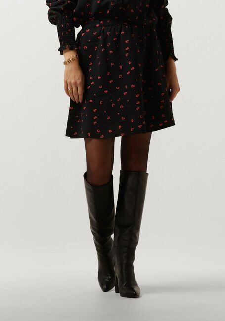 Schwarze MSCH COPENHAGEN Minirock MSCHVINAYA LADONNA SKIRT AOP - large