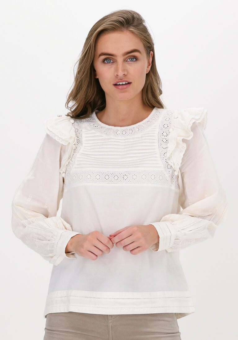 nicht-gerade weiss by-bar bluse demi blouse