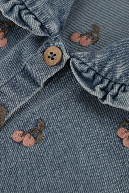 Blaue LIL' ATELIER Jeansjacke NMFDEVA LOOSE DNM EMB JACKET 2024-ES LIL - large