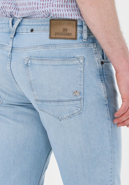 Hellblau VANGUARD Slim fit jeans V7 RIDER HIGH SUMMER BLUE - large