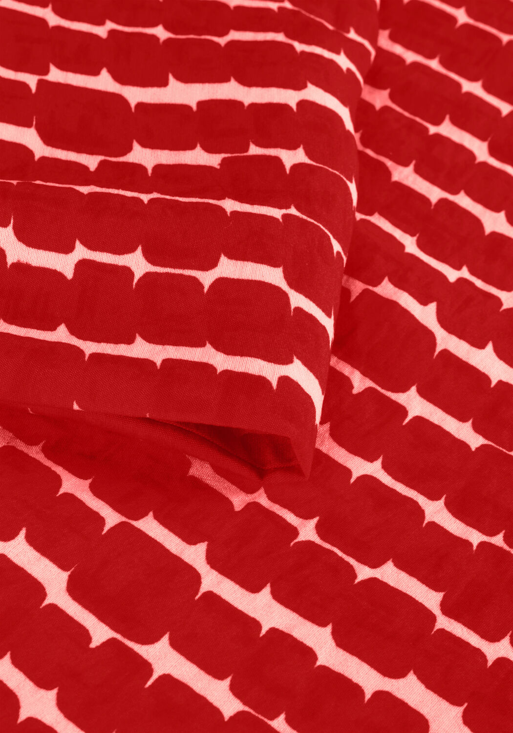 Rote BY-BAR Weite Hose BENJI RED GROOVE PANT - large