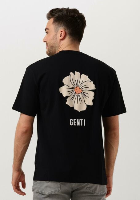 Schwarze GENTI T-shirt J9079-1223 - large