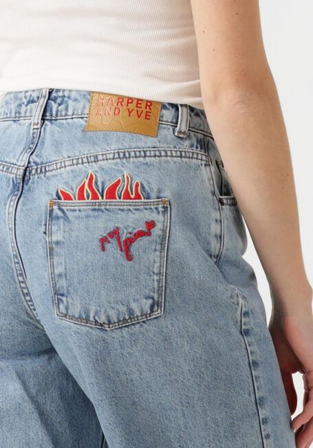 Hellblau HARPER & YVE Straight leg jeans YVE-PA PICANTE - large