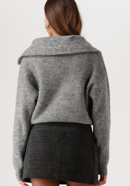 Graue MSCH COPENHAGEN Pullover MSCHGYTTA ZIP PULLOVER - large