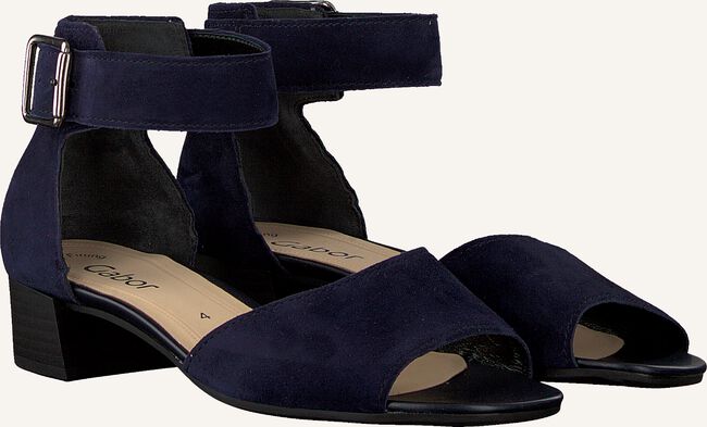 Blaue GABOR Flache Sandalen 723 Blaue GABOR Flache Sandalen 723 - large