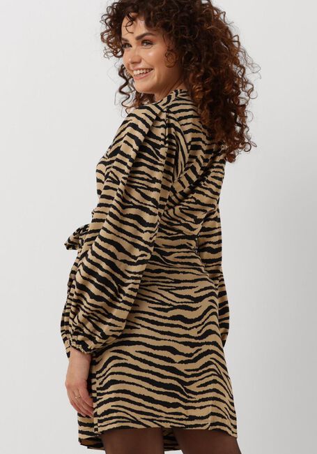 Sand NEO NOIR Minikleid OAKLYNN GRAPHIC ZEBRA DRESS - large