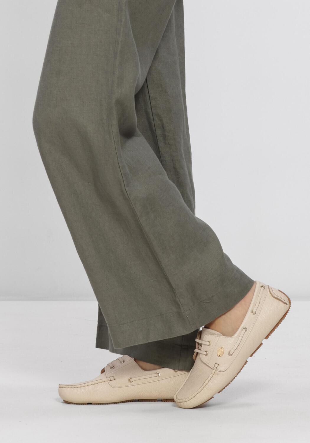 Beige FRED DE LA BRETONIERE Mokassins BILLY BOATY MOCA - large