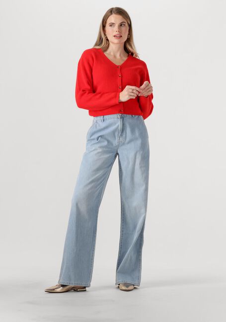 Hellblau MSCH COPENHAGEN Wide jeans MSCHINGRID LIS HW WIDE JEANS - large