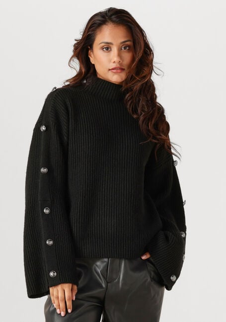 Schwarze WITHBLACK Pullover WBLLINES RIB PULLOVER - large