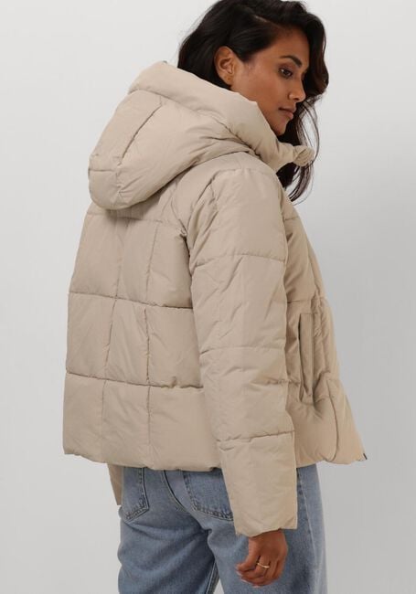 Beige OBJECT Wattierte Jack OBJZHANNA NEW SHORT JACKET - large