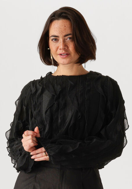 Schwarze Y.A.S. Tops & T-shirts YASMEZUNA LS TOP - large