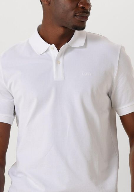 Weiße BOSS BLACK Polo-Shirt PALLAS - large