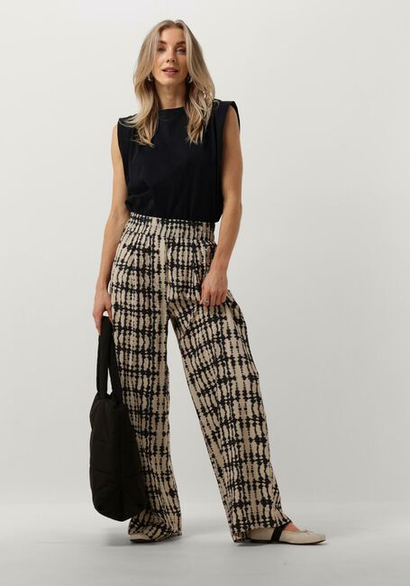 Schwarze BY-BAR Weite Hose BENJI TIE DYED PANT - large