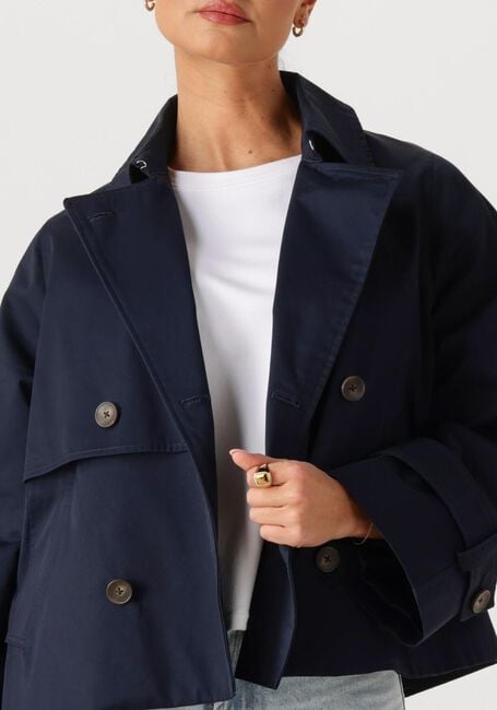 Dunkelblau WITHBLACK Jack WBLOPHELIA SHORT TRENCHCOAT - large