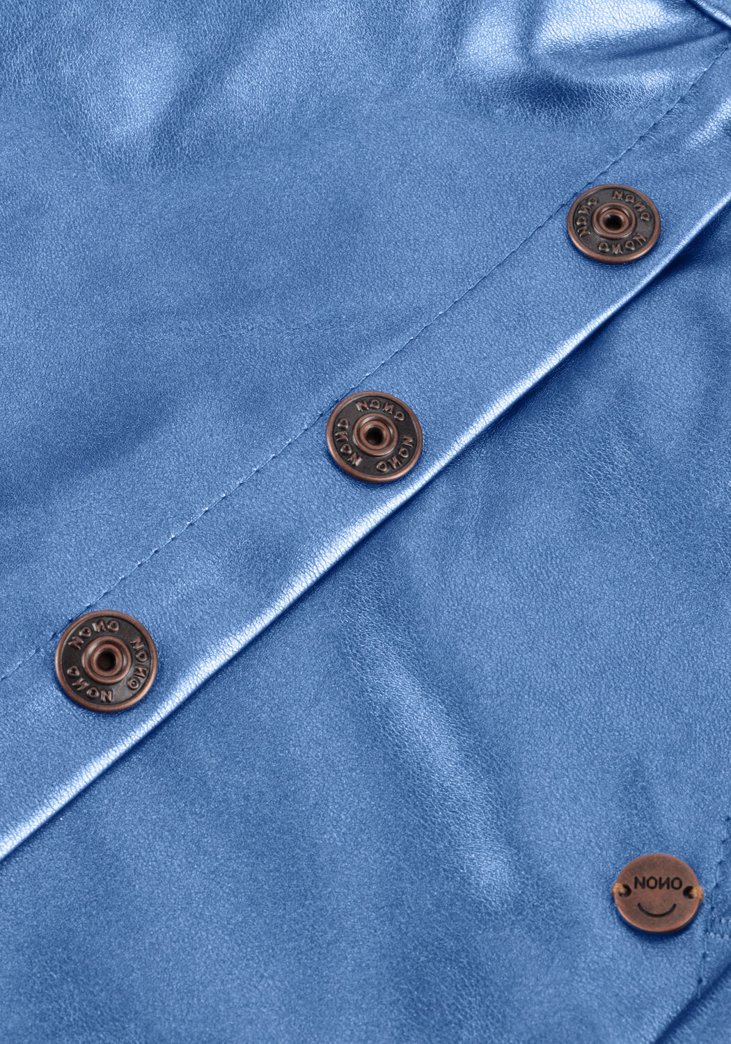 Kobalt NONO Kurze Hose SIMAY FAKE LEATHER SKORT - large