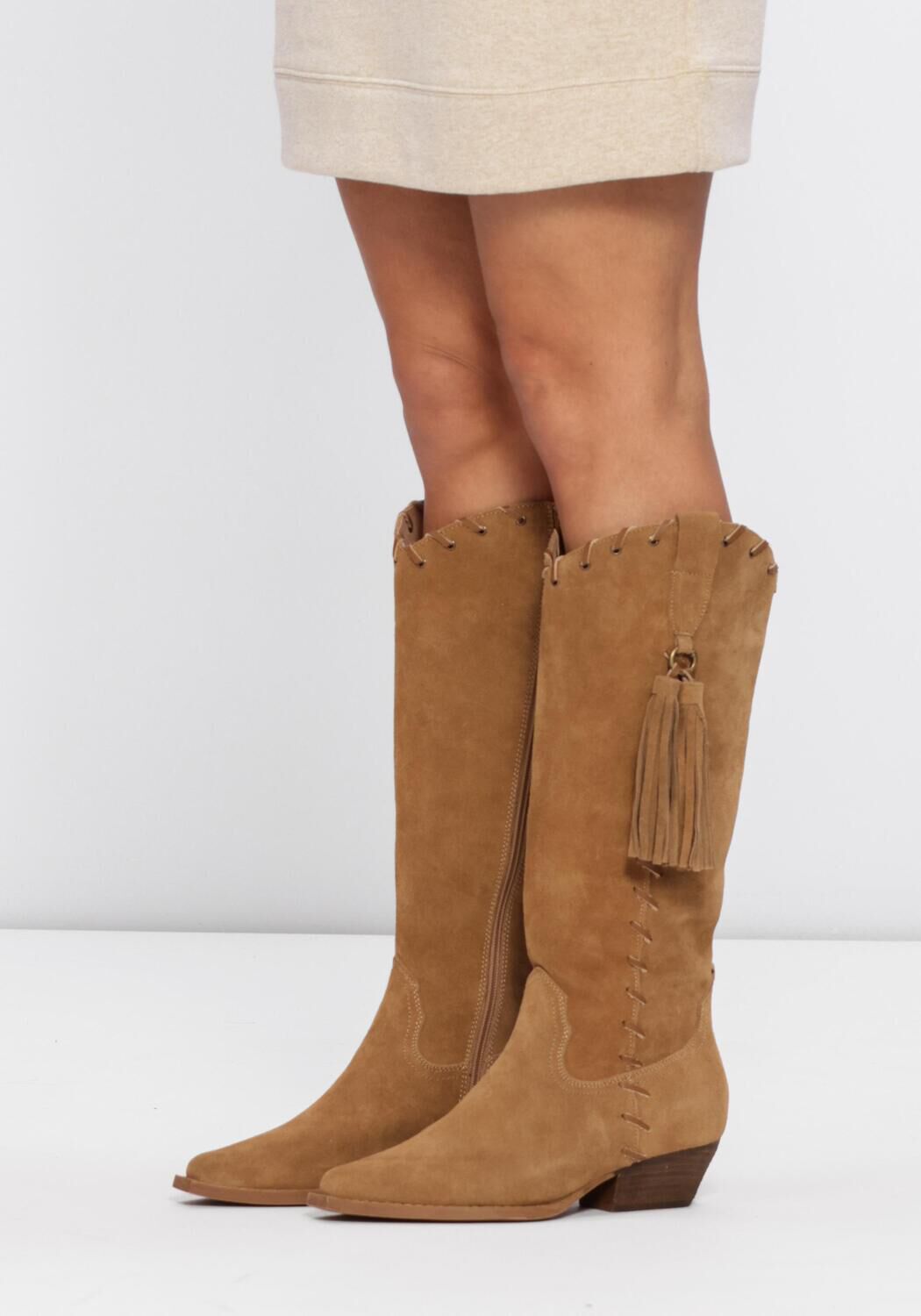 Camelfarbene BLASZ Cowboystiefel SHN3A231-44 - large