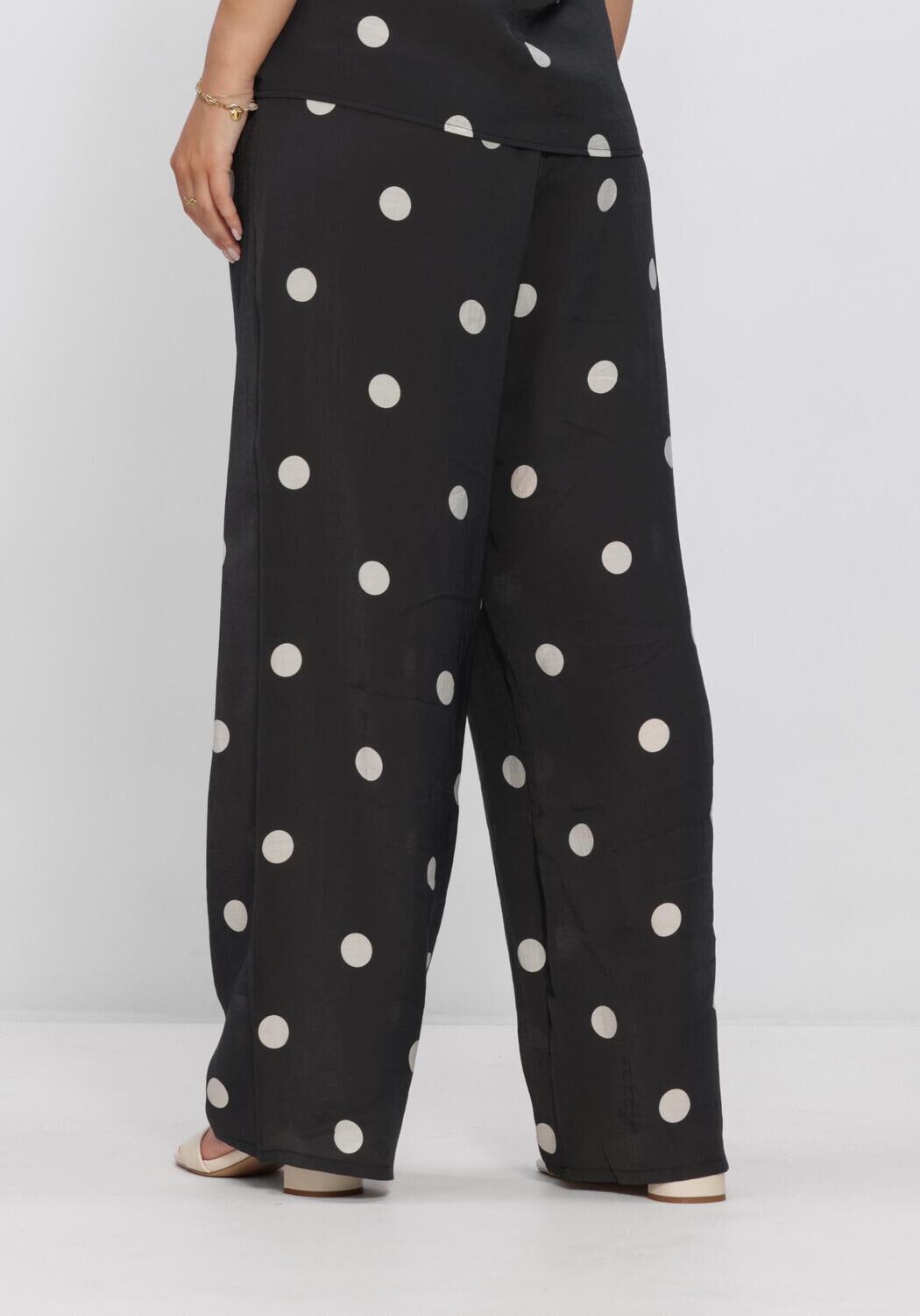 Schwarze COPENHAGEN MUSE Weite Hose CMFIE-PANTS - large