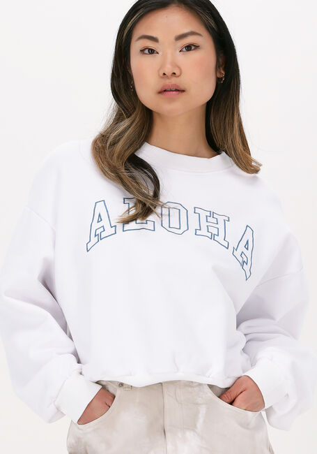 Weiße 10DAYS Sweatshirt SWEATER ALOHA - large
