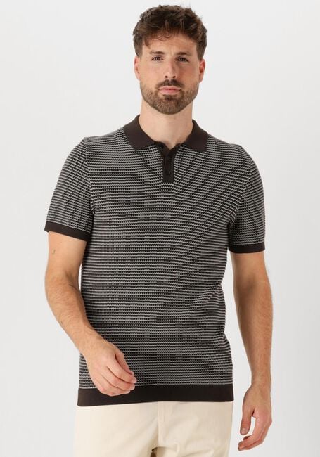 Braune DRYKORN Polo-Shirt TRITON 425177 - large