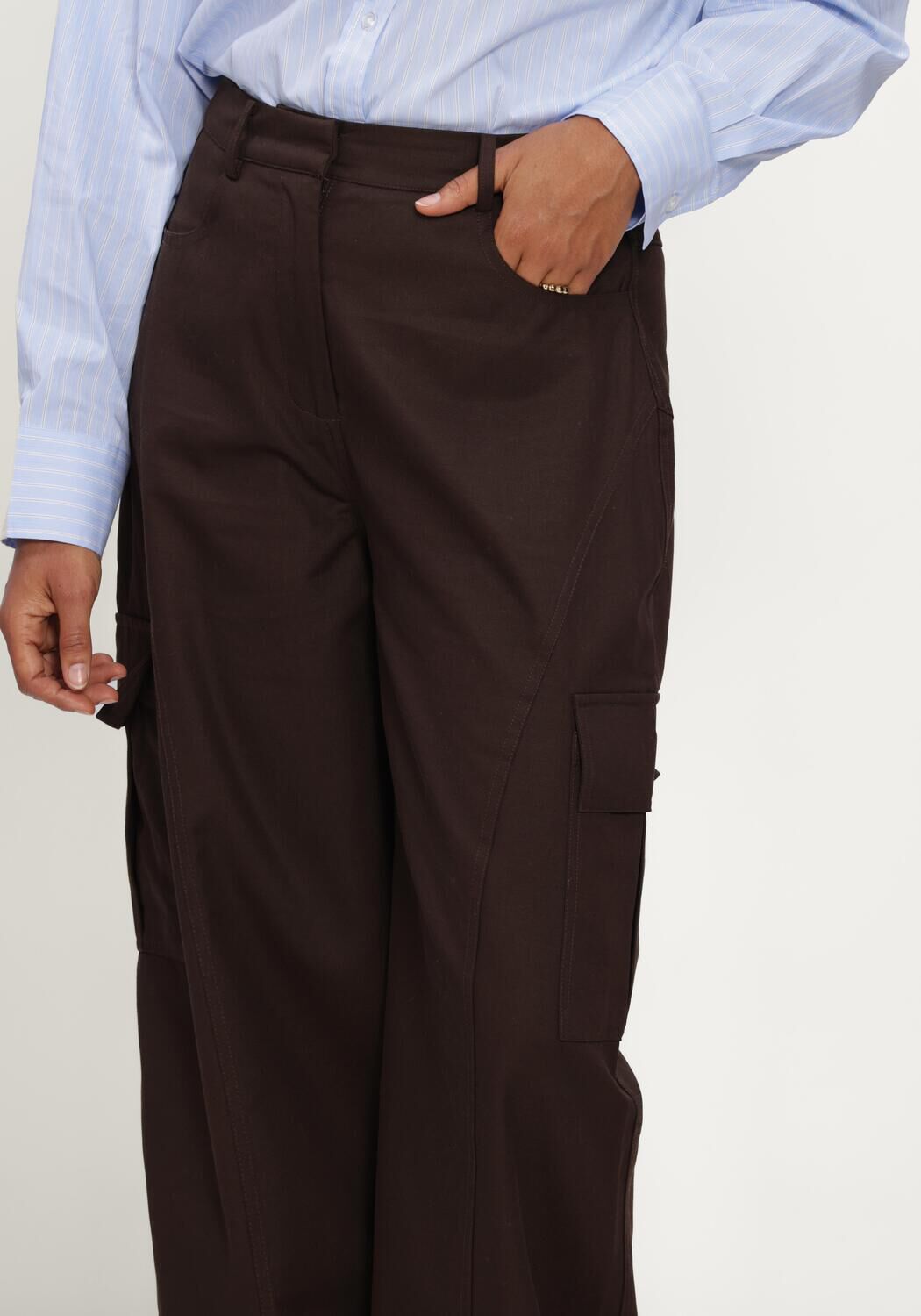 Braune COPENHAGEN MUSE Cargohosen CMKAELI-PANTS - large