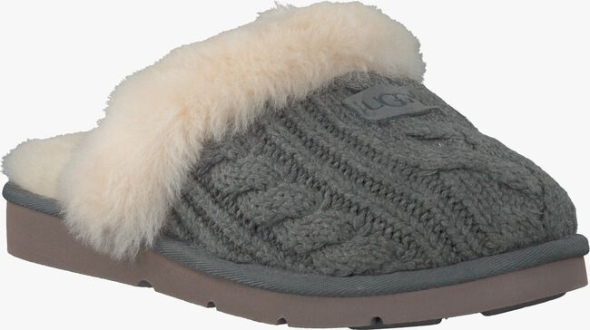 Graue UGG Hausschuhe COZY KNIT CABLE - large
