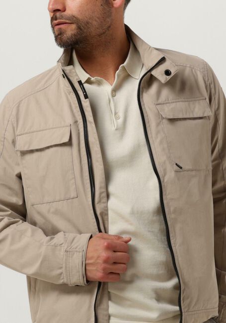 Beige VANGUARD Jack SHORT JACKET MECH COTTON RACECHASE - large