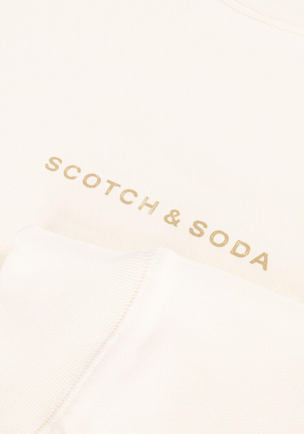 Nicht-gerade weiss SCOTCH & SODA Sweatshirt LOGO FRONT CHEST SWEATSHIRT - large