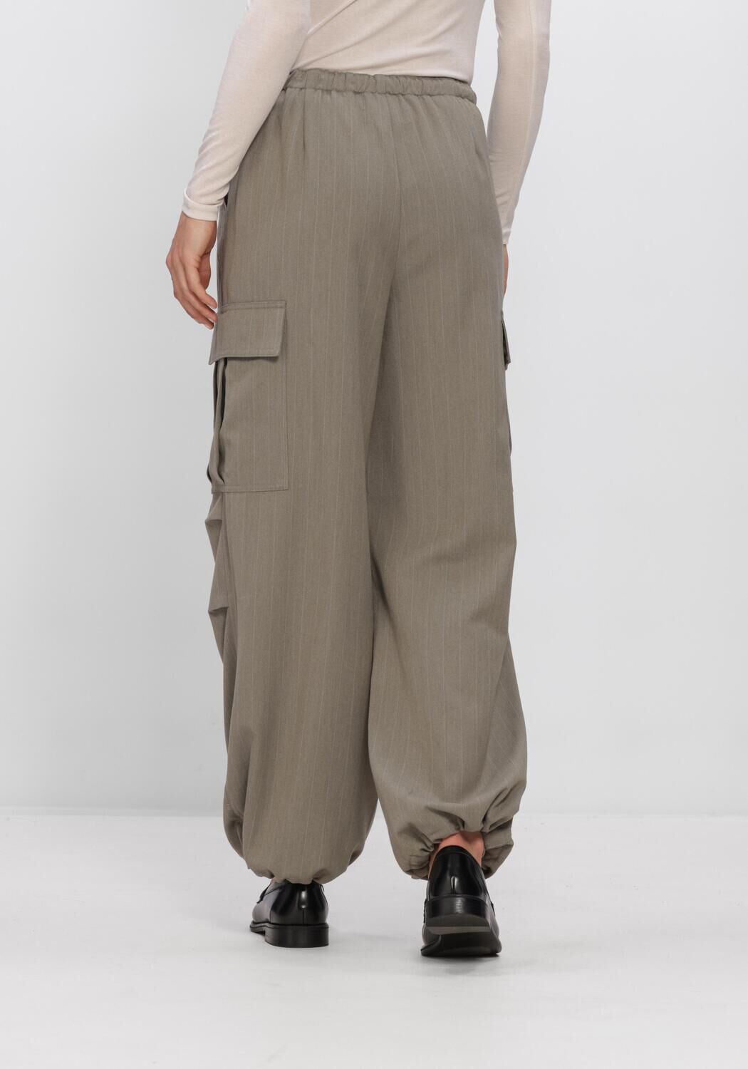 Taupe WITHBLACK Cargohosen WBLANNA STRIPE TRACK PANT - large