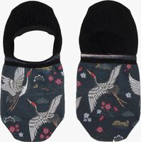 Schwarze XPOOOS Socken CRANE BIRD INVISIBLE - medium