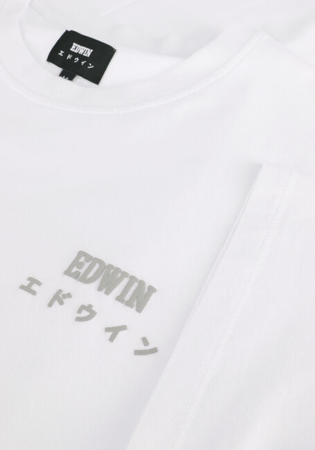 Weiße EDWIN T-shirt EDWIN LOGO CHEST TS - large